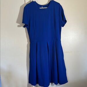 Elegant Blue Women's Dress